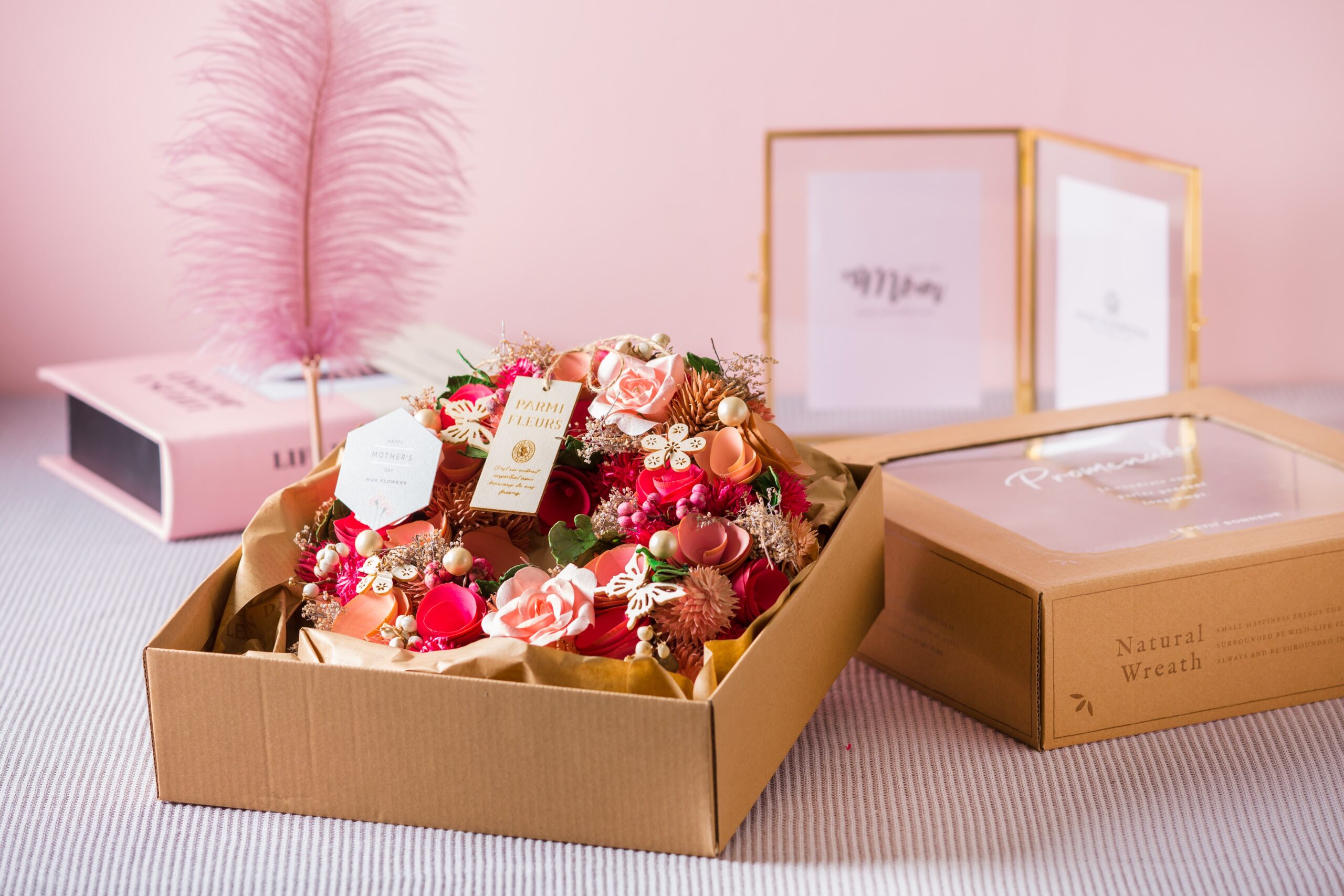 母の日プレゼント　リース