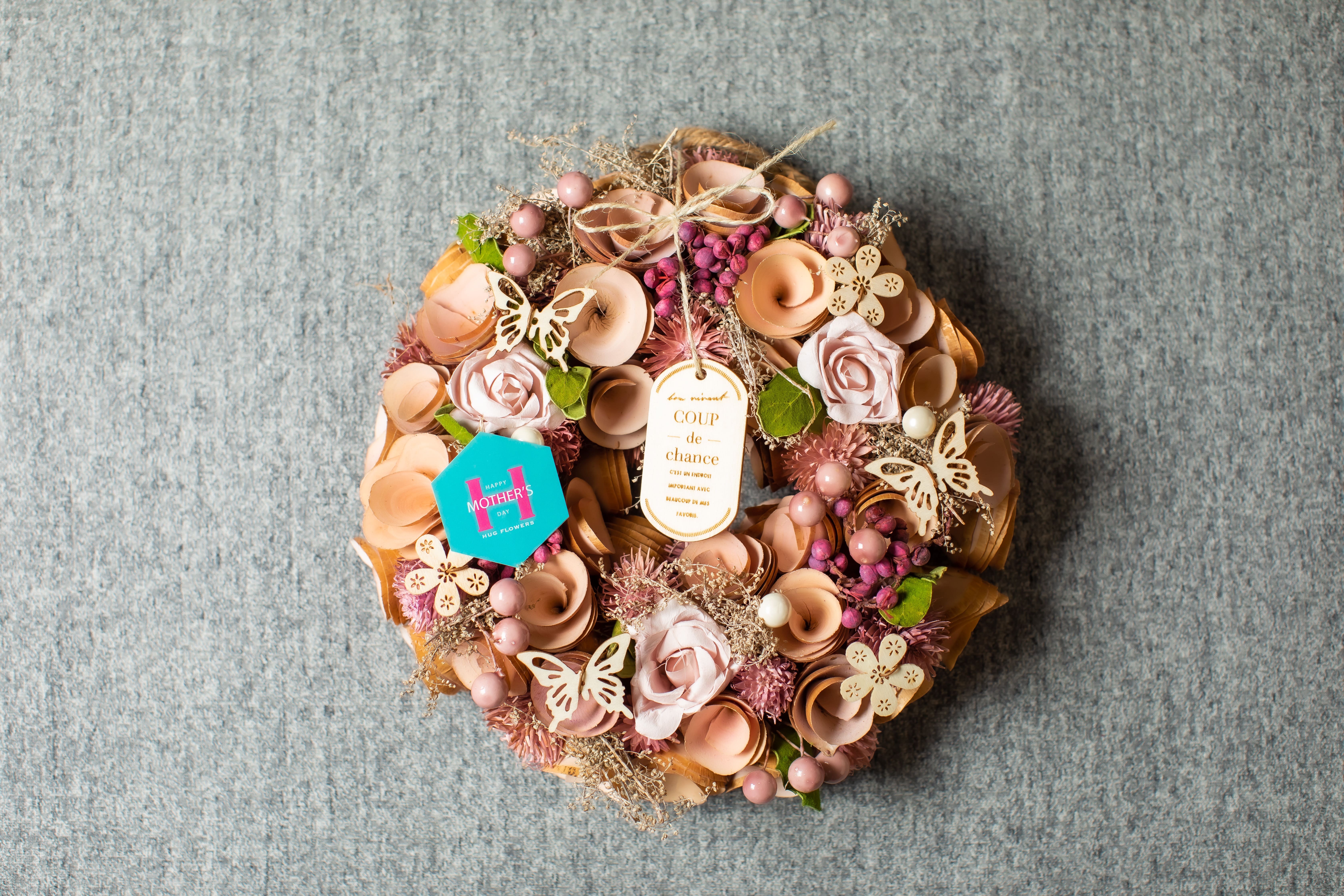 プレゼントにぴったり ナチュラルリース Wreath Lavender リース ラベンダーb Hug Flowers ハグフラワーズ プレゼントにぴったり ナチュラルリース Wreath Lavender リース ラベンダーb Hug Flowers ハグフラワーズ